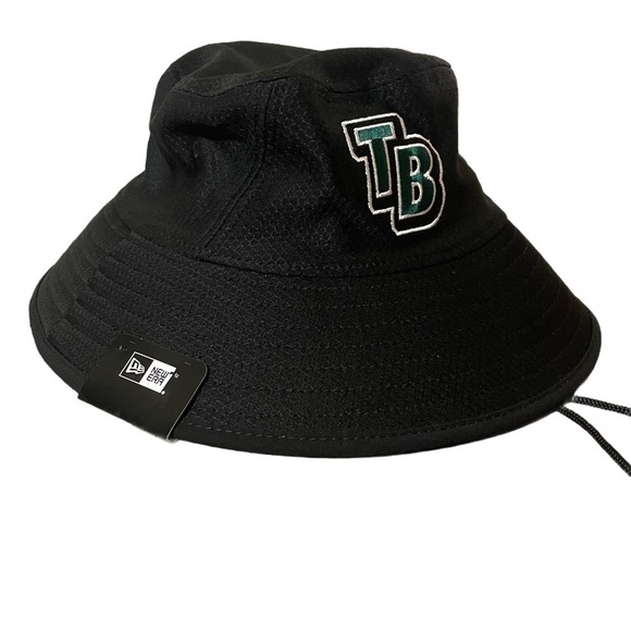 Tampa Bay Rays MLB Baseball Toddler New Era Bucket Sun Hat  Tampa bay rays New Era Black Kids Bucket Hat